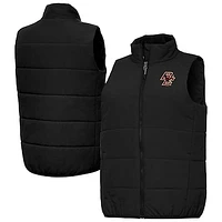 Women's Antigua  Black Boston College Eagles Experience Full-Zip Vest