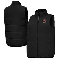 Women's Antigua  Black Boston College Eagles Experience Full-Zip Vest