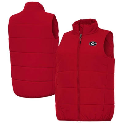 Women's Antigua  Red Georgia Bulldogs Experience Full-Zip Vest