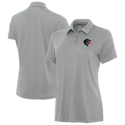 Women's Antigua  Gray UAB Blazers Reprocess Polo