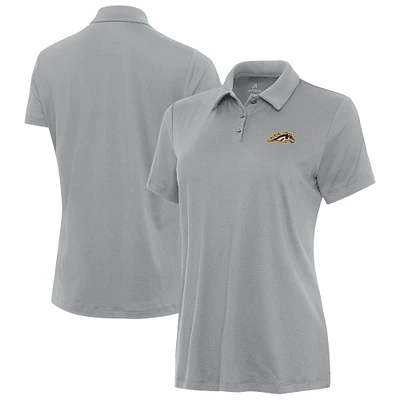 Women's Antigua  Gray Western Michigan Broncos Reprocess Polo