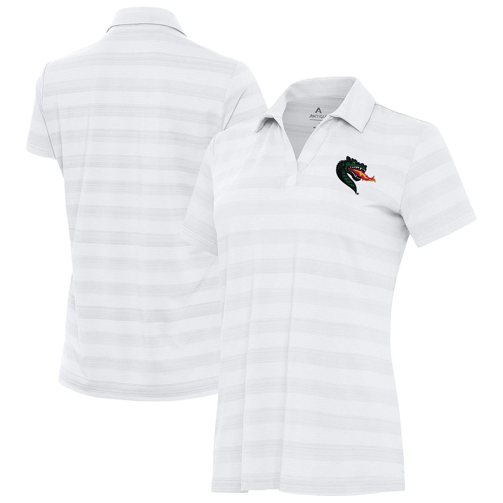 Women's Antigua White UAB Blazers Tunnel Polo