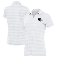 Women's Antigua White UAB Blazers Tunnel Polo