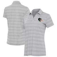 Women's Antigua Gray UAB Blazers Tunnel Polo