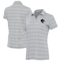 Women's Antigua Gray UAB Blazers Tunnel Polo