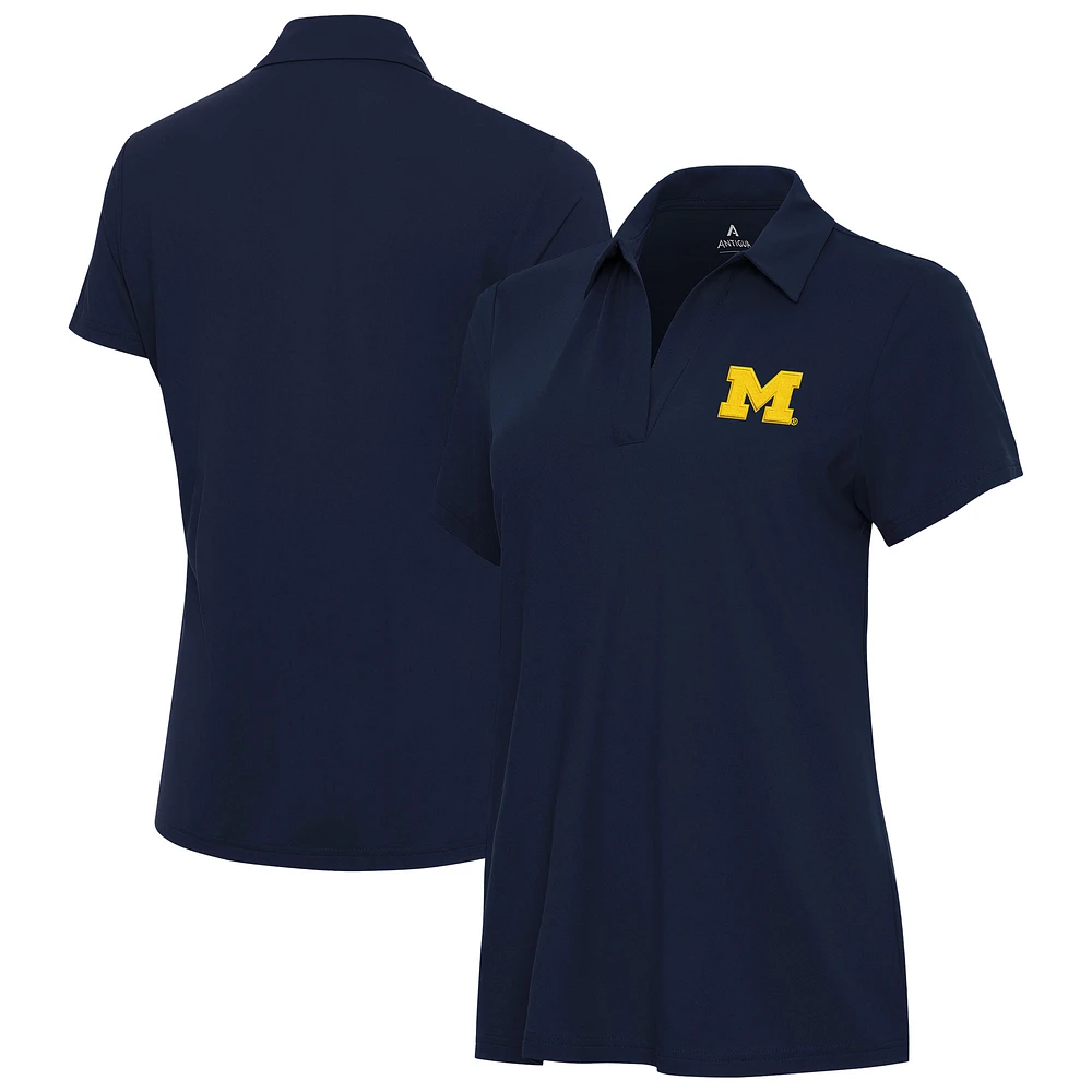 Women's Antigua Navy Michigan Wolverines Era Polo