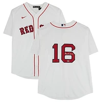 Jarren Duran Boston Red Sox Autographed White Nike Replica Jersey