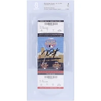 Kris Bryant Chicago Cubs Autographed Beckett Fanatics Witnessed Authenticated Auto 10 Ticket from July 13, 2014 - MLB All-Star Sunday