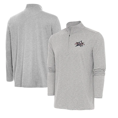 Men's Antigua  Heather Gray 2025 MLB All-Star Game Hunk Quarter-Zip Top