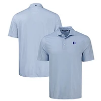 Men's Cutter & Buck Royal Duke Blue Devils Pike Eco Diamond Dot Print Recycled Polo