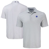 Men's Cutter & Buck Duke Blue Devils Pike Eco Diamond Dot Print Recycled Polo