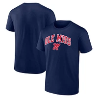 Men's Fanatics  Navy Ole Miss Rebels Core T-Shirt