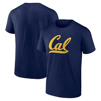 Men's Fanatics Navy Cal Bears Evergreen Cotton Primary Logo T-Shirt