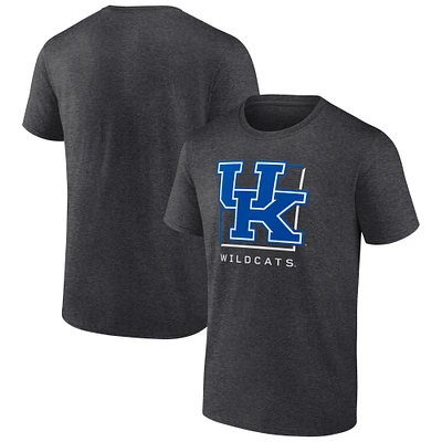 Men's Fanatics  Charcoal Kentucky Wildcats Fundamentals Halved Team T-Shirt