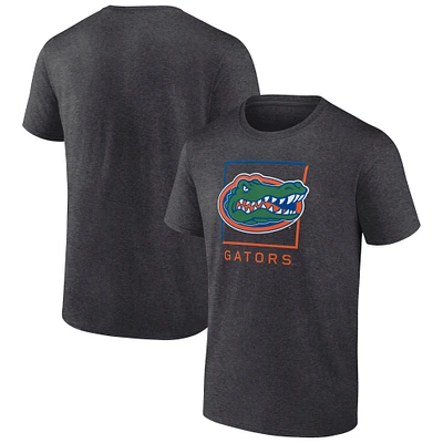 Men's Fanatics  Charcoal Florida Gators Fundamentals Halved Team T-Shirt