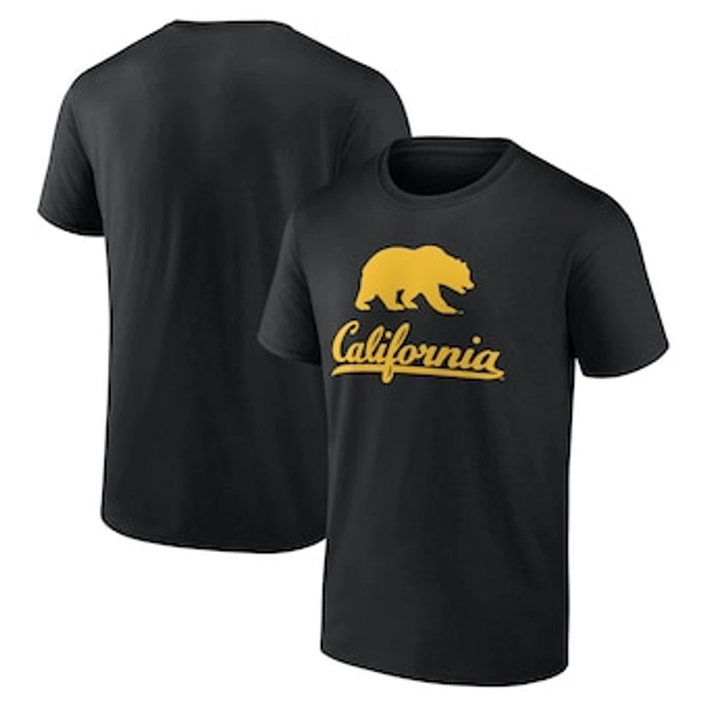 Men's Fanatics Black Cal Bears Team Lockup T-Shirt