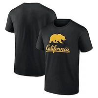 Men's Fanatics Black Cal Bears Team Lockup T-Shirt