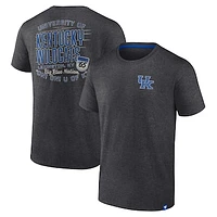 Men's Fanatics Heather Charcoal Kentucky Wildcats Iconic T-Shirt