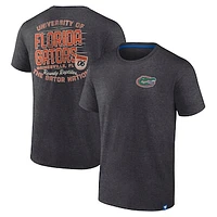 Men's Fanatics Heather Charcoal Florida Gators Iconic T-Shirt