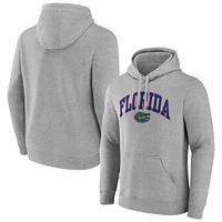 Men's Fanatics Gray Florida Gators Arched Logo Pullover Hoodie