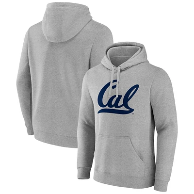 Men's Fanatics  Gray Cal Bears Primary Logo Pullover Hoodie