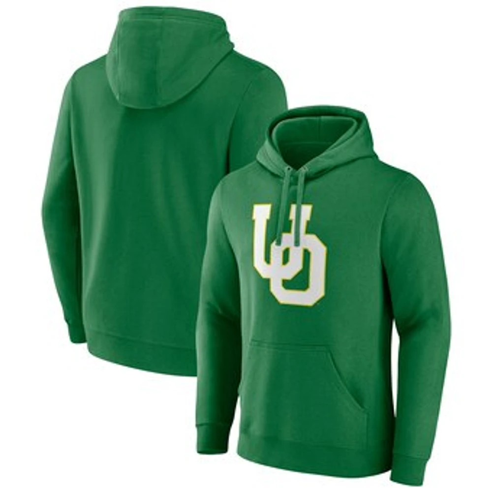 Men's Fanatics Green Oregon Ducks Fleece Pullover Hoodie