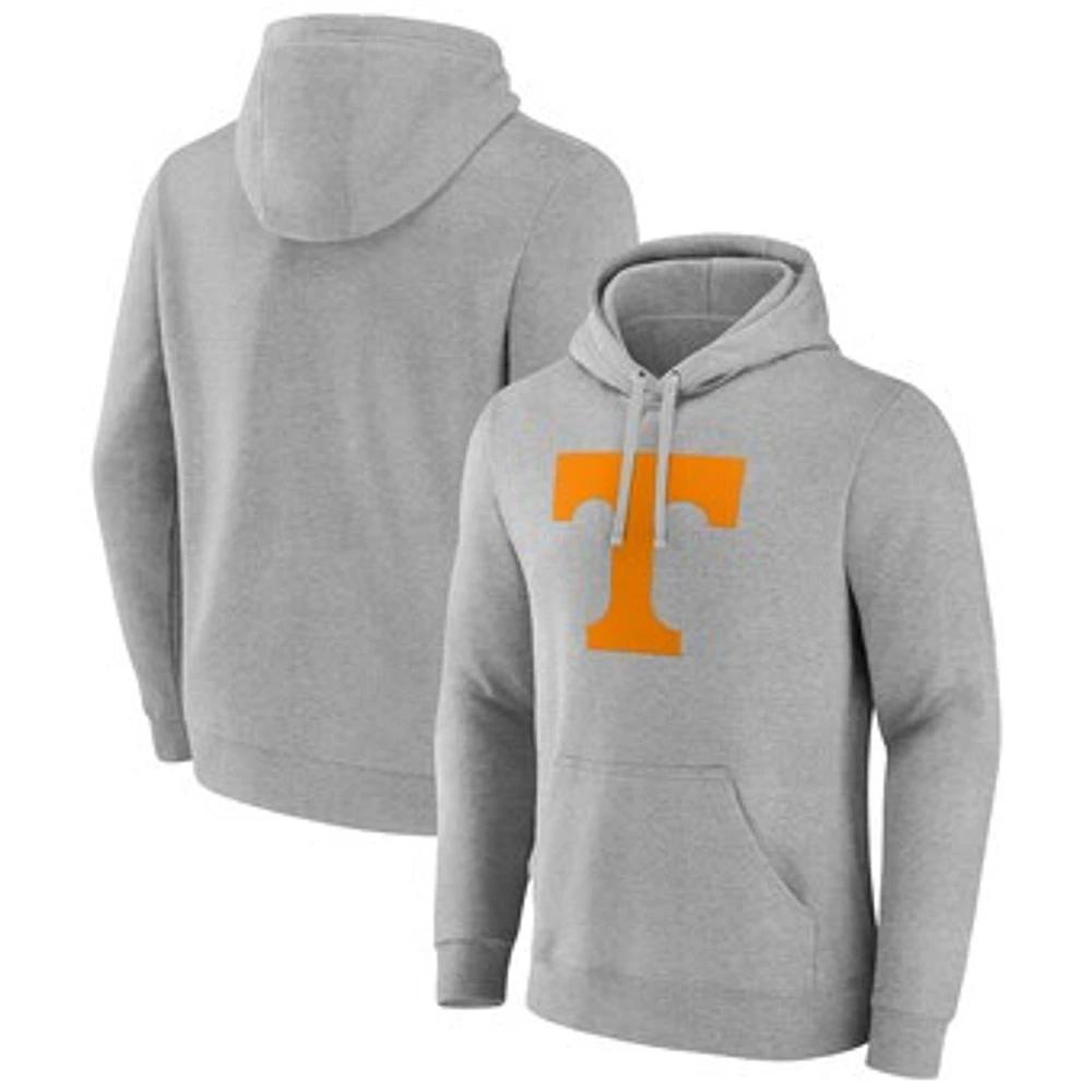 Men's Fanatics Gray Tennessee Volunteers Fleece Pullover Hoodie