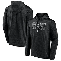 Men's Fanatics Black Texas A&M Aggies Athlete Poly Fleece Pullover Hoodie