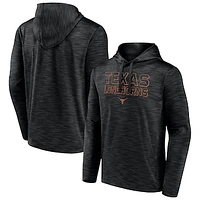 Men's Fanatics Black Texas Longhorns Athlete Poly Fleece Pullover Hoodie