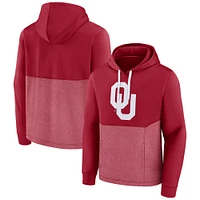 Men's Fanatics Crimson Oklahoma Sooners Winter Camp Pullover Hoodie