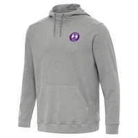 Men's Antigua Heather Orlando Pride Cloud Pullover Hoodie