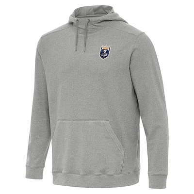 Men's Antigua Heather Gray Seattle Reign FC Cloud Pullover Hoodie