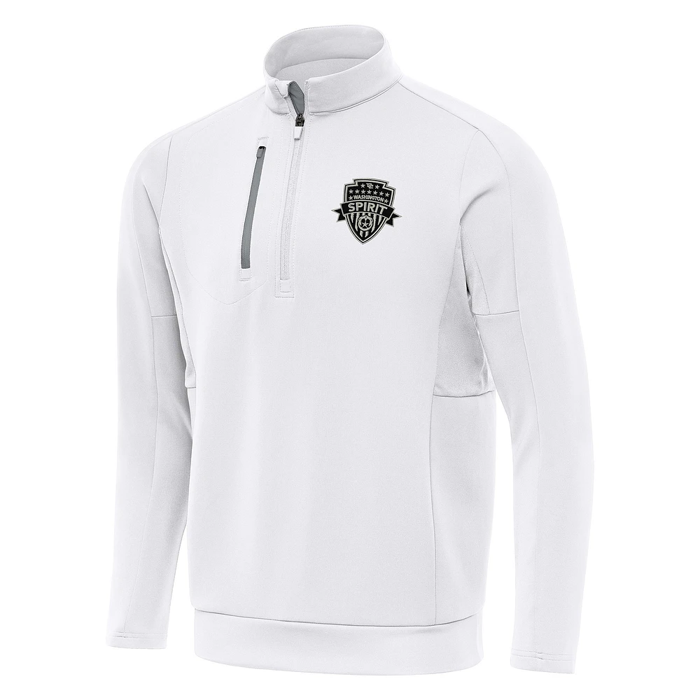 Men's Antigua Washington Spirit Generation Quarter-Zip Jacket