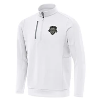 Men's Antigua Washington Spirit Generation Quarter-Zip Jacket