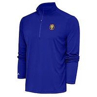 Men's Antigua Royal Utah Royals Tribute Quarter-Zip Top