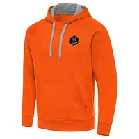 Men's Antigua Orange Houston Dash Victory Pullover Hoodie