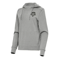Women's Antigua Heather Washington Spirit Justice Pullover Hoodie
