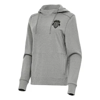 Women's Antigua Heather Washington Spirit Justice Pullover Hoodie
