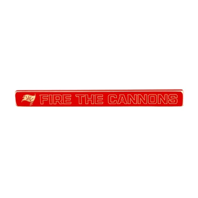 Tampa Bay Buccaneers 18" x 1.5" Engraved Wood Sign