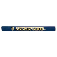 New York Mets 18" x 1.5" Engraved Wood Sign