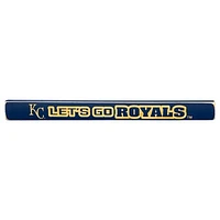Kansas City Royals 18" x 1.5" Engraved Wood Sign