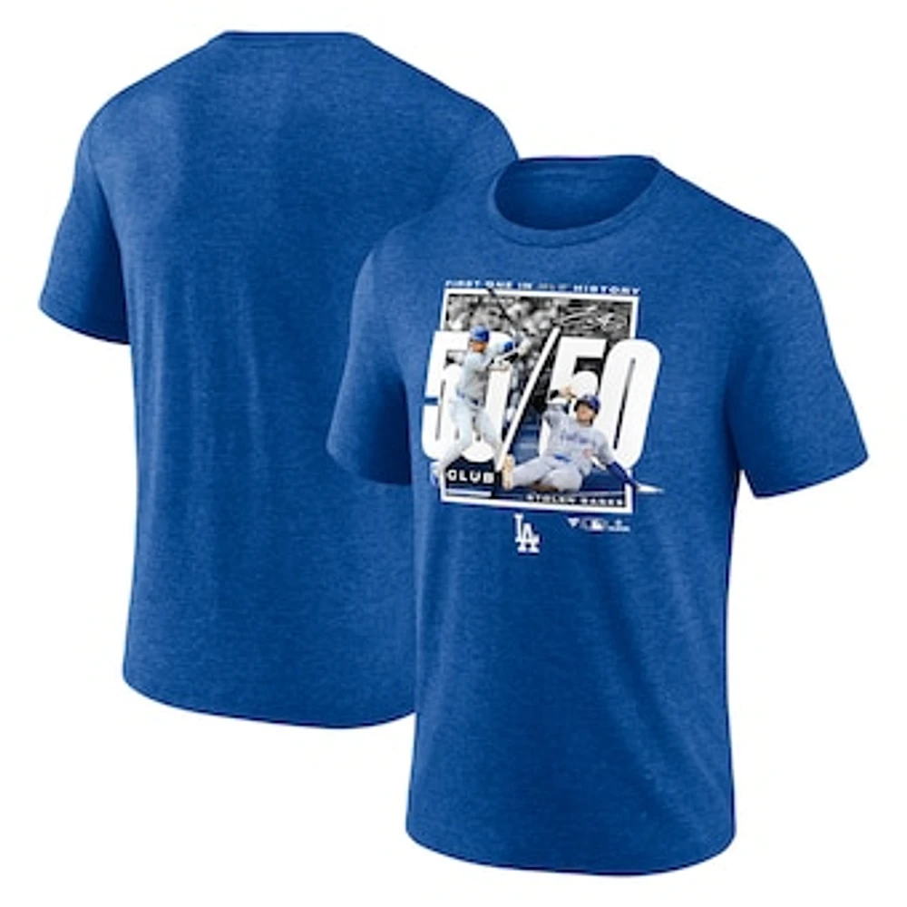 Youth Fanatics Shohei Ohtani Heather Royal Los Angeles Dodgers 50/50 Club T-Shirt