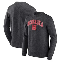 Men's Fanatics Charcoal Nebraska Huskers Core Long Sleeve T-Shirt