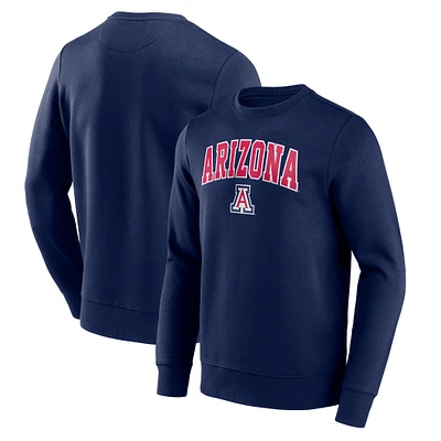 Men's Fanatics Navy Arizona Wildcats Core Long Sleeve T-Shirt