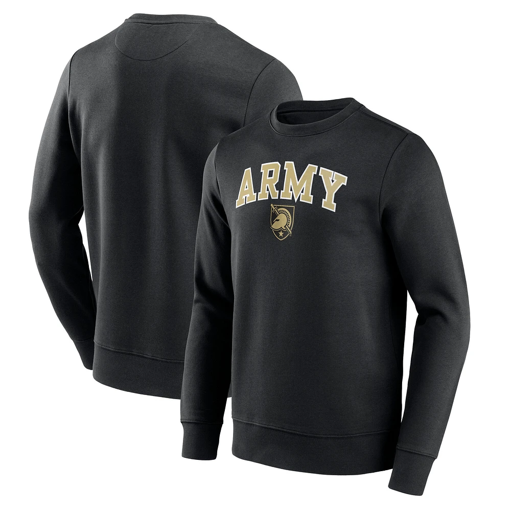 Men's Fanatics Black Army Knights Core Long Sleeve T-Shirt