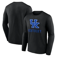 Men's Fanatics Black Kentucky Wildcats Team Lockup Long Sleeve T-Shirt