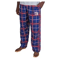 Men's Concepts Sport  Royal New York Giants Ultimate Plaid Flannel Pants