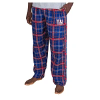 Men's Concepts Sport  Royal New York Giants Ultimate Plaid Flannel Pants