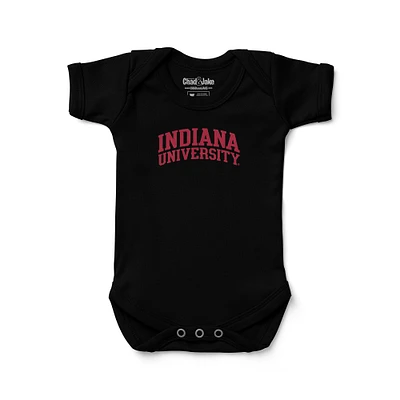 Newborn & Infant Chad Jake Black Indiana Hoosiers Bodysuit