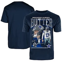 Men's Fanatics Brandon Aubrey Navy Dallas Cowboys Graphic T-Shirt